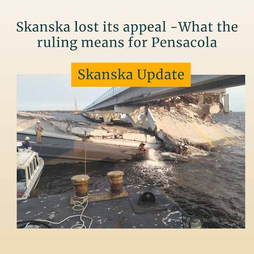 A federal appeals court on Wednesday sided with a Pensacola federal judge who found that Skanska was negligent in its response to Hurricane Sally when more than 2 dozen of its barges broke loose from their moorings, causing chaos across Pensacola Bay.

📲 bit.ly/43Yzfjs