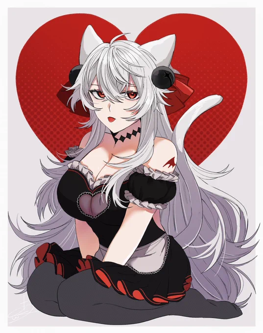 #SanyArt ねこみみめいどさにゃ