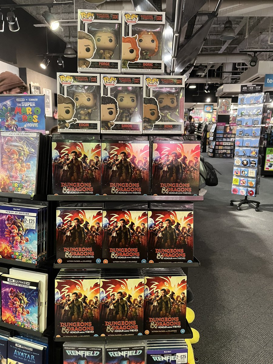 This weeks new film release is the highly anticipated Dungeons &amp; Dragons Honour Among Thieves! Own it now on DVD, Blu-Ray and 4k #dungeonsanddragons