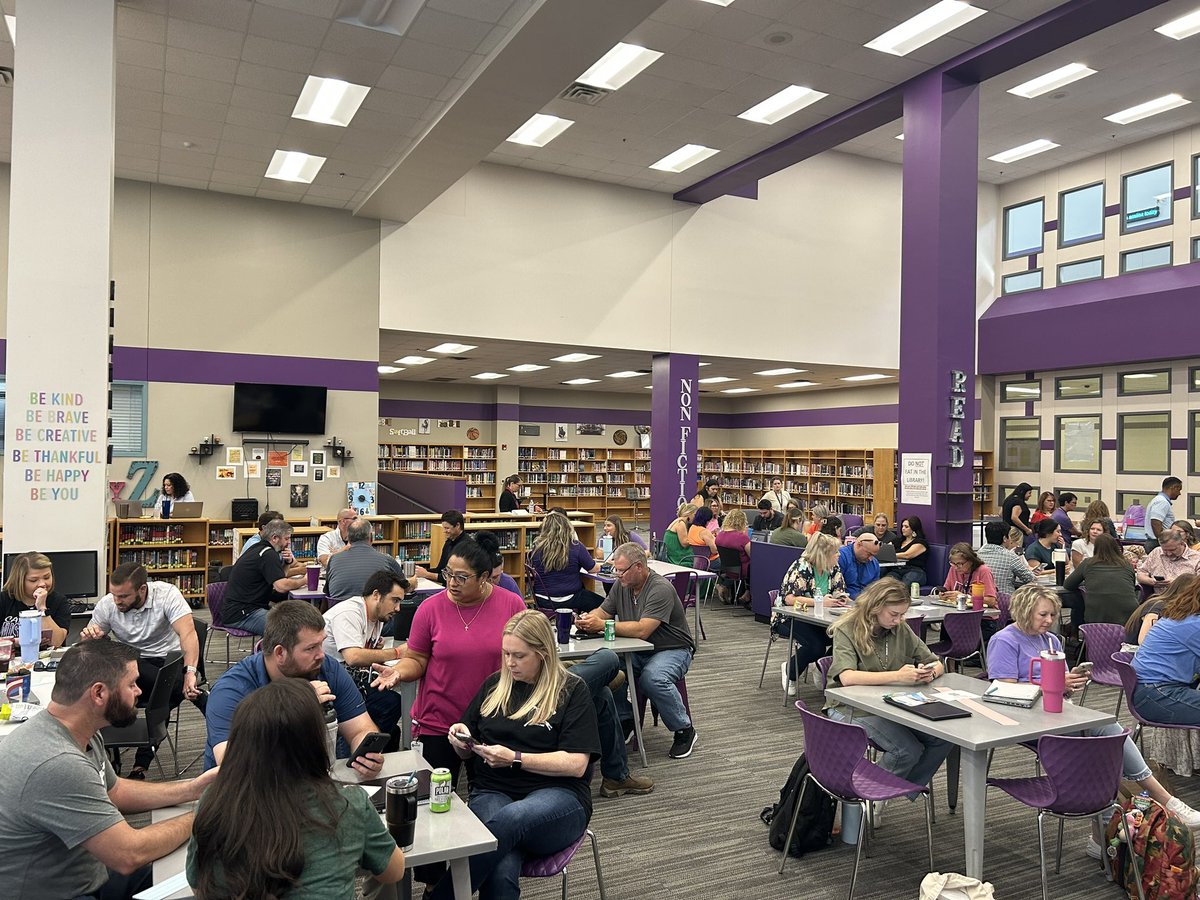Mustang staff learning how to best support ALL learners!
