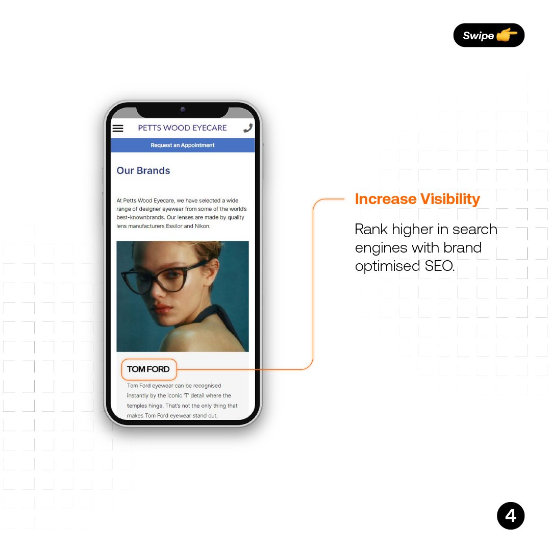 OptiCommerceUK's tweet photo. Is your website attracting new customers and boosting revenue? 💸

Check out some of the features of a Brochure Website designed for our client, Petts Wood Eyecare. 🖥️

🔗 https://t.co/9izhaU4tHb https://t.co/yge67eiz3e
