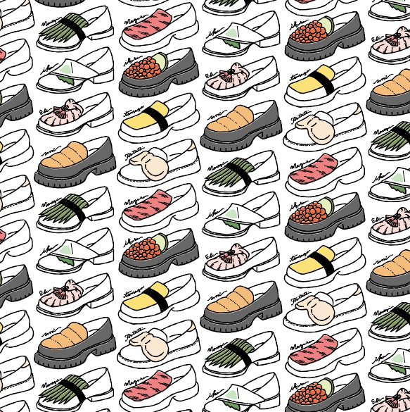 「shrimp sushi」 illustration images(Latest)