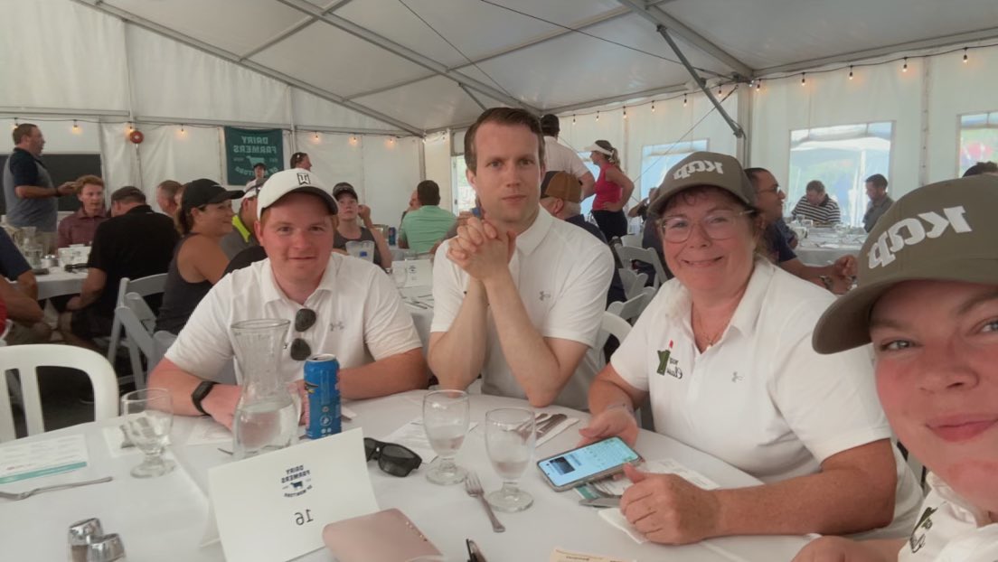 While we weren’t exactly winners on the course, we still had lots of fun at the @manitobadairy annual golf tournament. Was a hot but fun day on the course raising money for @CHFManitoba. Thanks to @ChaebanIceCream for the great prize pack @MahoneyBrenna was lucky enough to win!