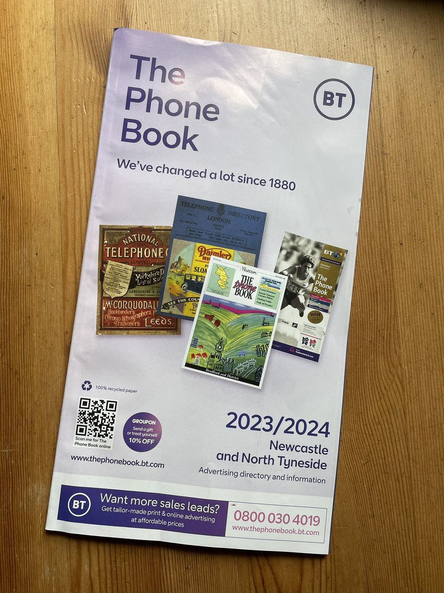 sensorytreasur's tweet photo. And it’s arrived!
Hubby says he can finally tear a phone book in half 😆
#BT #PhoneBook #TelephoneNumbers #Contacts https://t.co/pNKN92acUT
