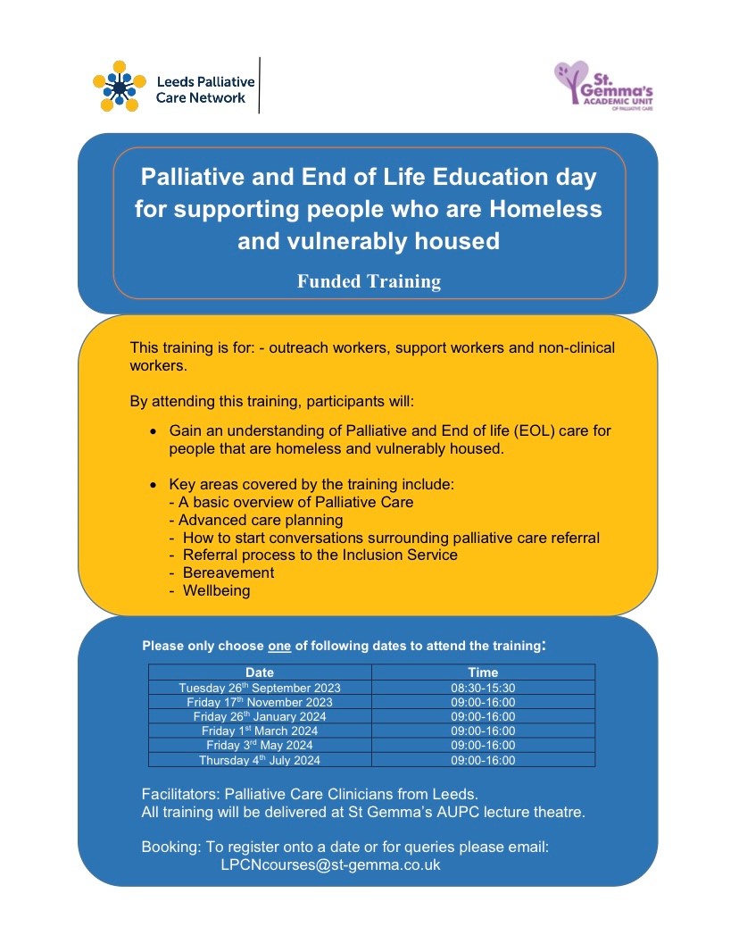 Leeds Palliative Care Network tweet media