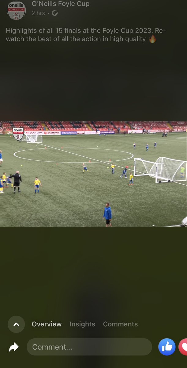 We now have high definition highlights of all the Foyle Cup Finals on Facebook. Head over now to rewatch all the action.