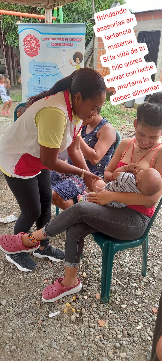 Desde el Chocó la estrategia Seres de Cuidado brinda asesorías a las familias en Lactancia Materna, "Cuidamos a quienes deben ser cuidados" 🤱🏽🤱 <a href="/Fundacion_Exito/">Fundación Éxito</a> #Lactatón