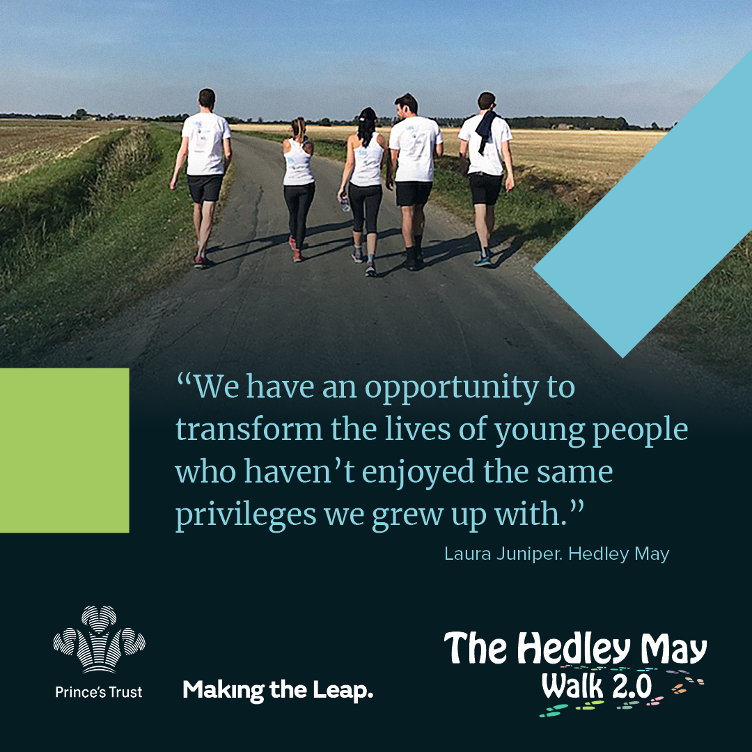 HedleyMay's tweet photo. A #throwbackthursday memory of our #HMWalk2.0 which kicks off on September 21st #fundraising for two amazing charities @MTLTweet and @PrincesTrust.  Click here: https://t.co/W19X2AJk4L to help move the dial on #socialmobility. We will #doubledonations! https://t.co/WzgWxPeYwh