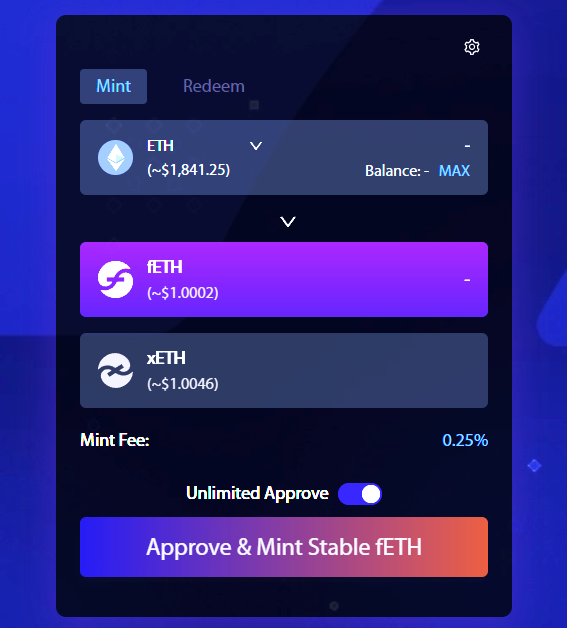 🚀The moment we've been waiting for has arrived!

f(x) Protocol is live on Ethereum 🎉

Head on to fx.aladdin.club, use pure $ETH or $stETH and choose to stable or go long ETH with min liquidation risk &amp; 0 funding costs!

🤏There's a 1,000 ETH cap, so hurry up!