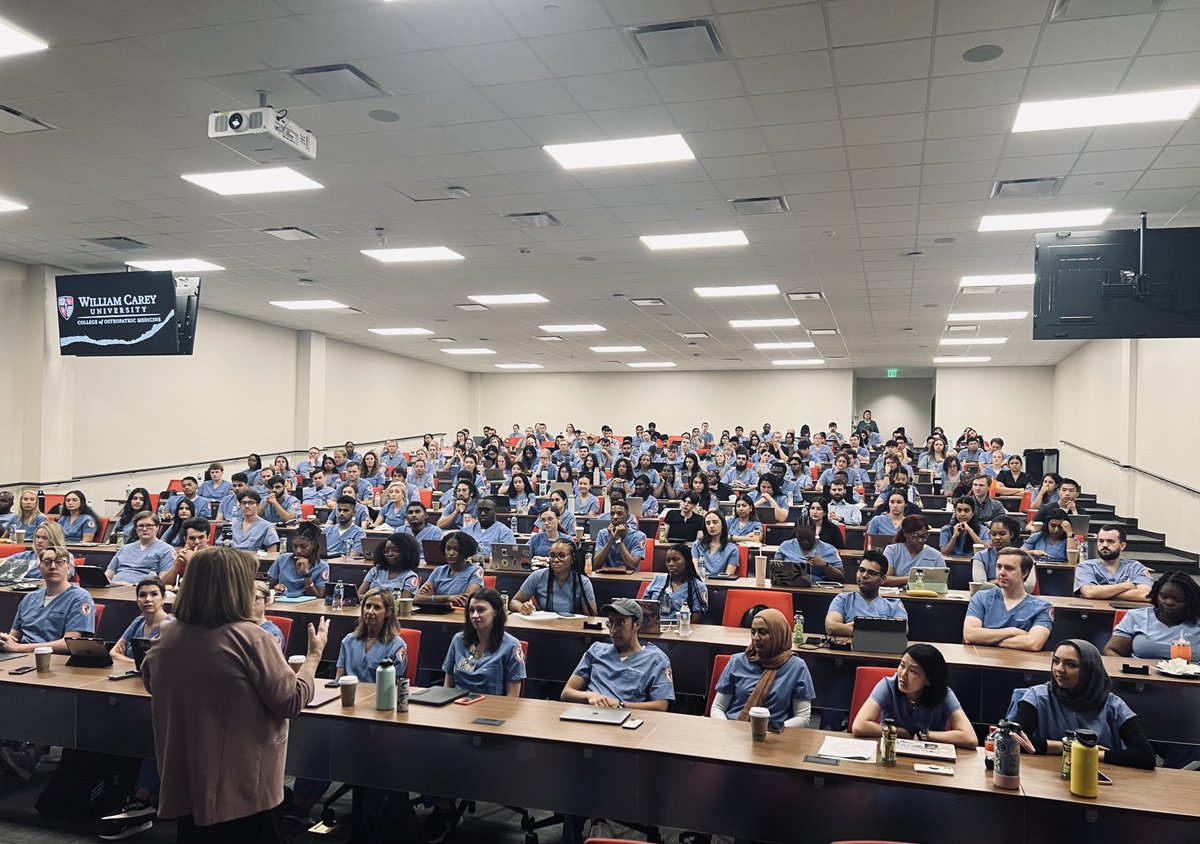 And so it begins! Let’s go get ‘em ⁦<a href="/WCUCOMDO/">WCUCOM</a>⁩ Class 2027! It’s going to be a great year 😁 ⁦<a href="/DOsofMOMA/">MOMA</a>⁩ ⁦<a href="/MSMA1/">MS State Med Assn</a>⁩ ⁦@WmCareyU⁩ ⁦<a href="/AACOMmunities/">AACOM</a>⁩ ⁦<a href="/AOAforDOs/">AOA</a>⁩