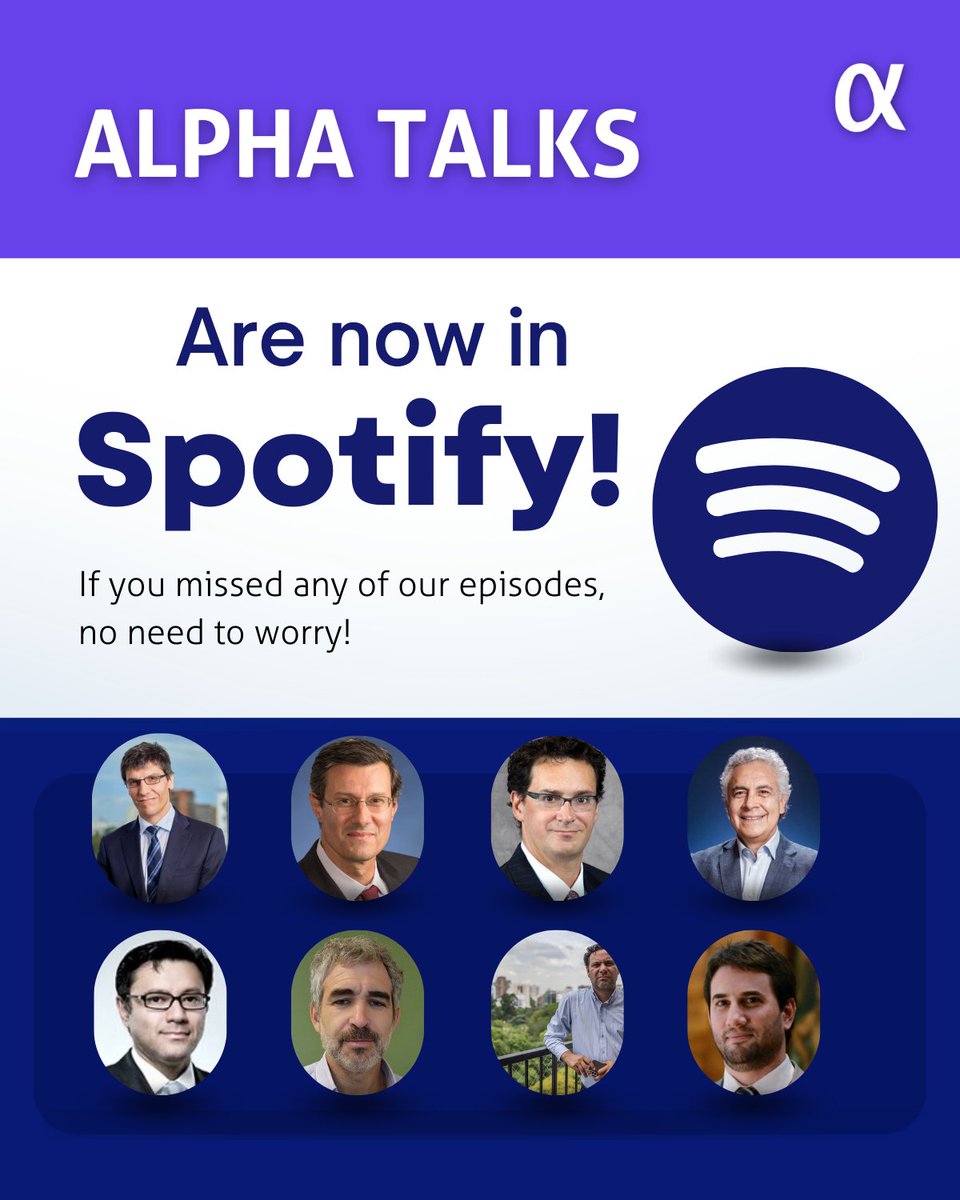 Alphacast_'s tweet photo. Exciting update! Alpha Talks episodes are now on Spotify, giving you the freedom to listen whenever you choose. Don't miss out on the latest economic insights.

🎧 Spotify Channel: https://t.co/wn2YNnsWoD

Stay tuned! An exciting new episode is on its way.

🎙️🔊 #AlphaTalks https://t.co/n9Z3DXQoJG
