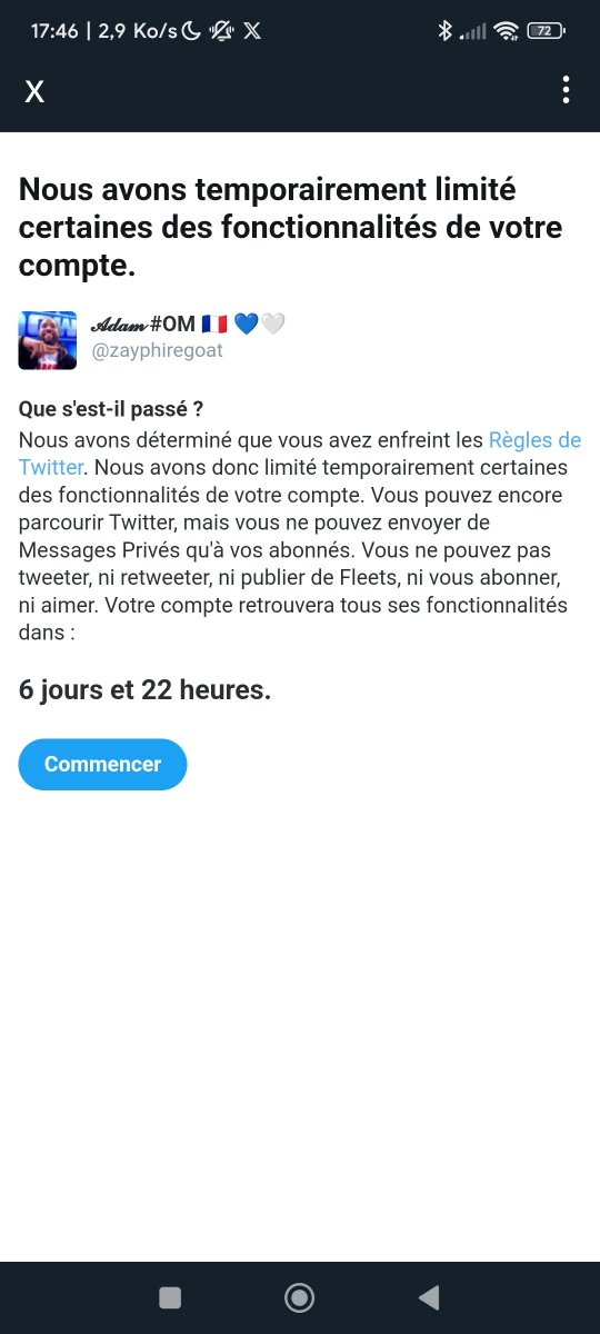 zayphire's tweet photo. @revengehydraa69 @MelanieCmg @gaspardooo Mon compte a été restreint 7j pour ce tweet, je sais pas si on se rend compte hein, y a des gens qui montrent leurs bites et ils ont rien eux https://t.co/7DICfcs60R