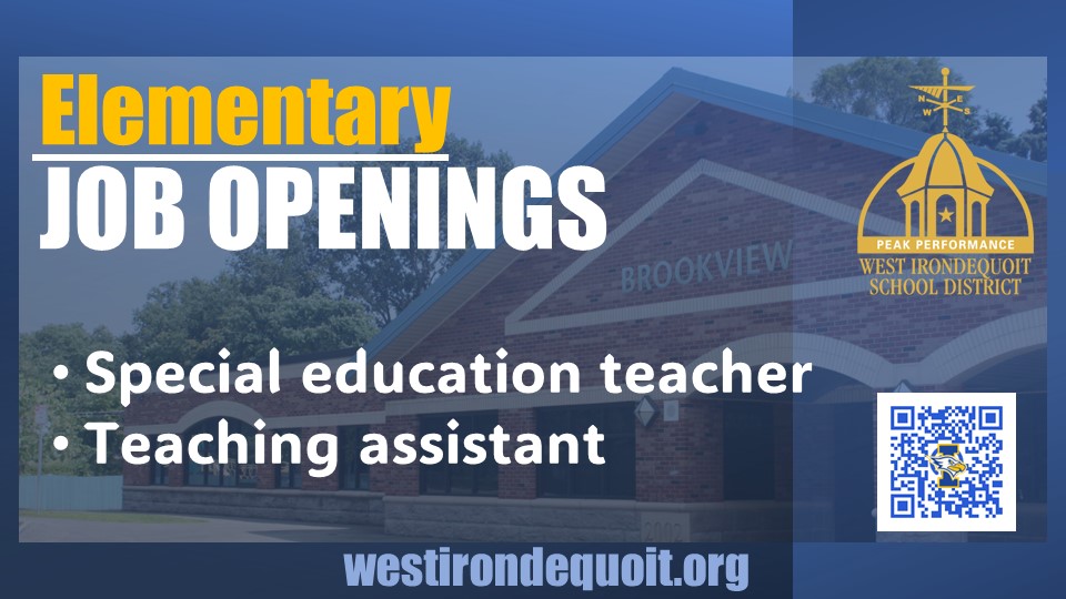 🍎We have 2 openings at Brookview, a K-3 building, that we must fill. Please consider joining the great team at BV! Apply before Aug. 15!

For qualifications, more info or to apply: bit.ly/WI_JOBS.

<a href="/Spitzy19/">Alicia Spitz</a> 
<a href="/MariaBehncke/">Maria Behncke</a> 
<a href="/MrsCLipani/">Cheryl Lipani</a>
<a href="/JoriMcKenna/">JMcKenna</a> 
<a href="/missswansonsays/">Emily Swanson</a>