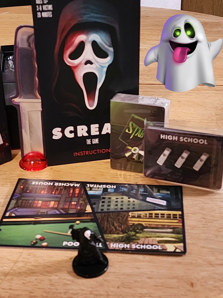 Scream the game. #Scream
#Scream7 #ScreamVII #screammovie
#wanttoplayagame #boardgames #horror 
amzn.to/3OGX0bq