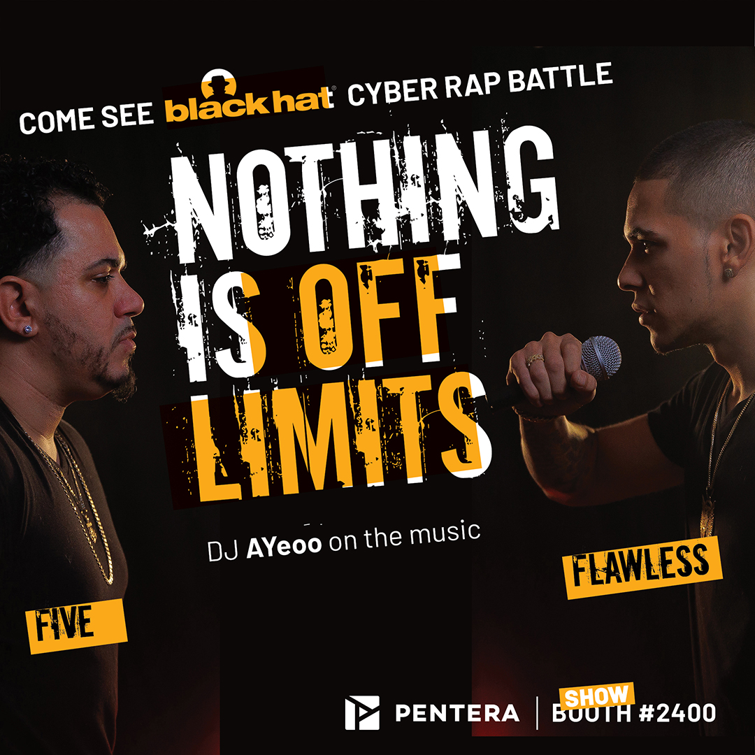 penterasec's tweet photo. Cyber defenders, stop by our #BlackHat booth #2400 for a VIP experience, including:
π€ Epic Cyber Rap Battles with Flawless from Netflix's Rhythm and Flow
π Exclusive Pentera #ClubContinuous 'Members Only' t-shirts
π€ 1-1 meetings with our #AutomatedSecurityValidation experts https://t.co/qY88i2qNqG