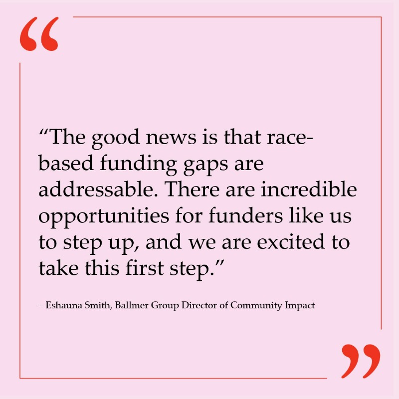 ArielAlts's tweet photo. #ProjectBlack Limited Partner @BallmerGroup is committing over $40 million in seed funding, in partnership with @NewProfit and @echoinggreen, to provide access to capital and operational support for minority-led institutions, which are often overlooked by investors.

More below.
