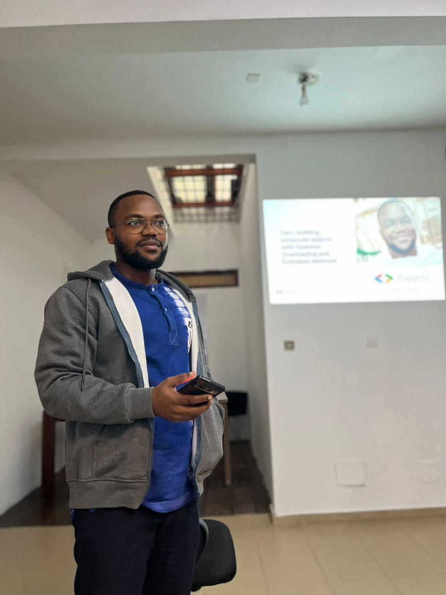 enthusiastDev's tweet image. Hi👋 
As part of my Google Developer Expert activities, I had the opportunity and honor to travel to Abidjan for Google IO Extended held on July 8, where I gave a talk on enhanced objects with Operator in Dart. 
Looking forward to contributing to the growth of the tech community.