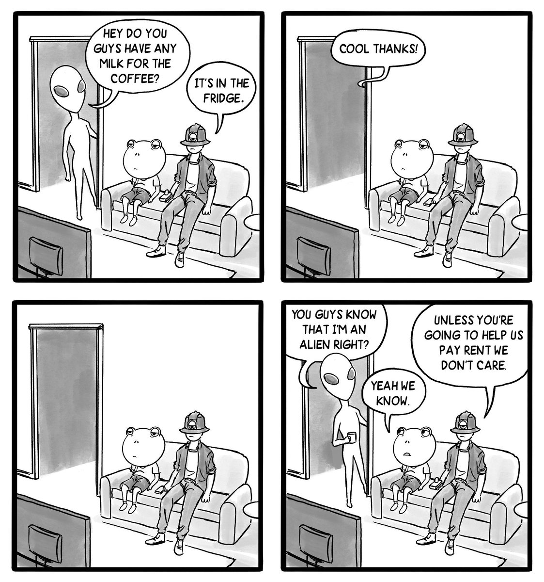 Aliens.

#nuggetandflip for <a href="/degenblockparty/">DEGENERATE BLOCK PARTY</a>