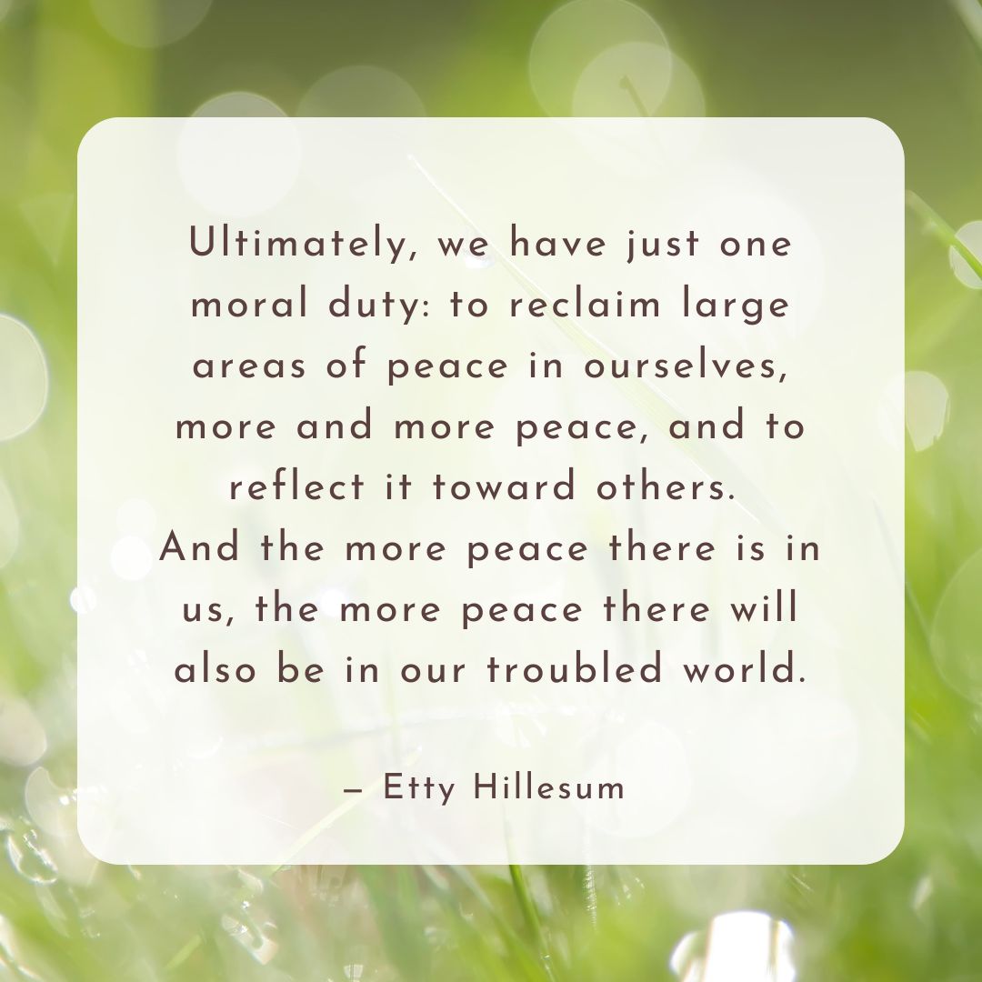 How do you reclaim peace for yourself? What are your go-to tricks and rituals?
For me ... being in nature, my garden, walking, listening to my favorite instrumental music, sitting quietly, and focusing on the goodness of the present moment.

#peace #calm #breathe #mindfulliving