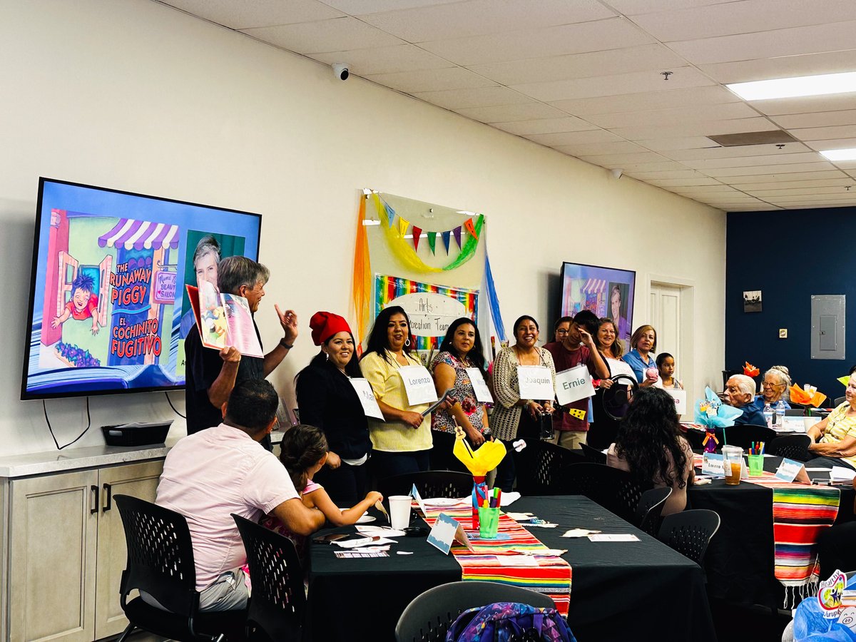 SupKarenSpiegel's tweet photo. Our District Two team attended the Healthy Jurupa Valley Monthly Meeting hosted by Reach Out, where we heard from the award-winning author James Luna as he presented his book: The Run Away Piggy/El Cochinito Fugitivo. @WeAreReachOut 

#HealthyJurupaValley #ReachOut #DistrictTwo https://t.co/gZ40n5P5rt