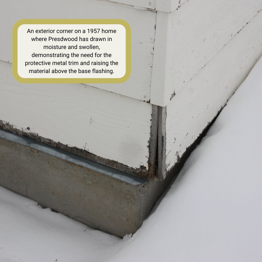 aptpreservation's tweet photo. For this week's #ArchiveThursday we're taking a look at another #Masonite product, Masonite Presdwood; a wood-pulp siding! Learn more and few the full catalogue in the APT Building Technology Heritage Library: https://t.co/VNZQoogYoc. https://t.co/uATIcTu7OQ