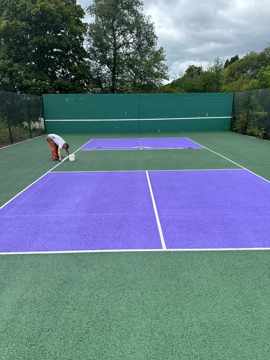 Pickleball is coming to Cromlix. 🎉 
New court and hitting wall by <a href="/DoeSportNorth/">Doe Sport North Ltd</a> 🏴󠁧󠁢󠁳󠁣󠁴󠁿