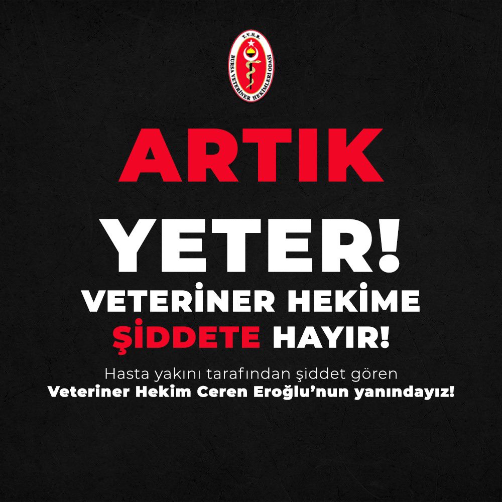 melikekarya's tweet photo. #SonDakika 
#VeterinerHekimeŞiddeteSon
Veteriner hekimleri görmezden gelmeye devam etmeyin!

@TBMMresmi 
@Akparti 
@MHP_Bilgi 
@herkesicinCHP 
@iyiparti https://t.co/ZkmuRXNnE9