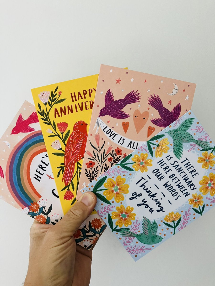 Ebirdcards's tweet photo. We’ve reached the final of the Henries card awards with our beautiful card range Bonbi Forest. 
👉 Best words &amp; sentiments Range 
Thanks to @Prog_Greetings @jehane_ltd and Lee whose wonderful artwork it is. Bring on the finals 💪#cards #awards #henries https://t.co/TyUMksdlZE