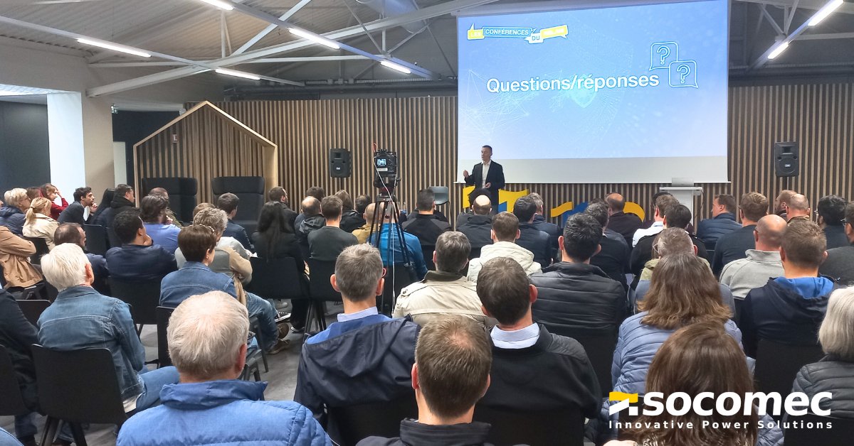 Thank you Thierry Notot, Cybersecurity manager at Socomec, for your insight into cyber-attack and and <a href="/AFNOR/">AFNOR</a> IEC 27001 certification, which guarantees the security and uniformity of the entire product value chain of our connected products.📶