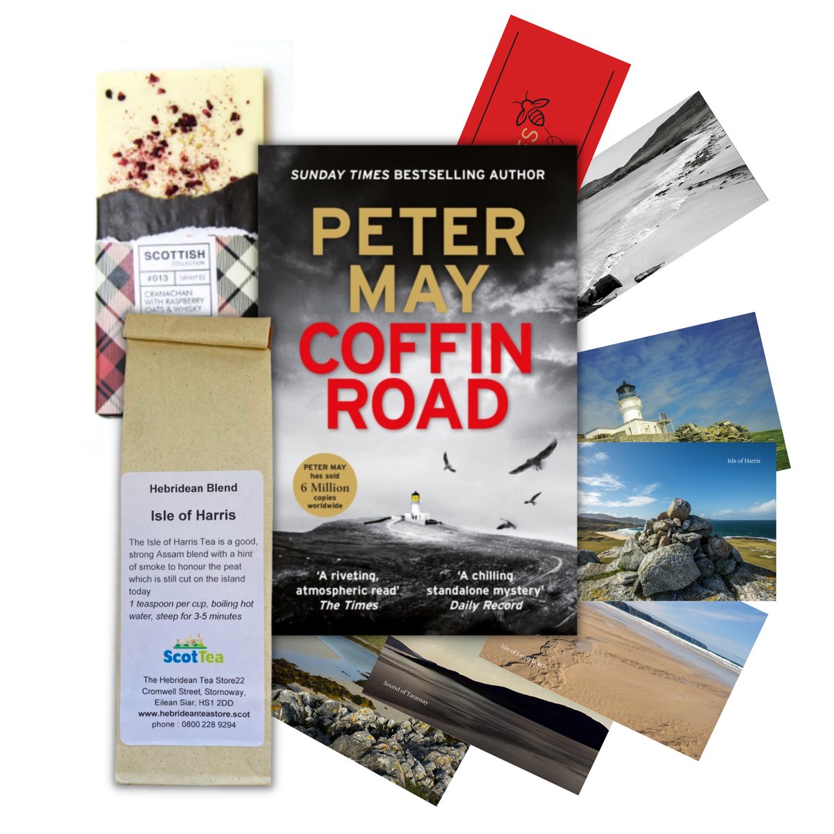 scottravreader's tweet photo. Meet our new box from Scotland! We have only a few left – available in the shop on Saturday!
@QuirkyGiftsUK
@HebrideanTea 
#books #readingforpleasure #gift #scotland #scottish #booksfromscotland #AuthorsOfTwitter #coffinroad #isleofharris #scottishislands #hebridean https://t.co/KSzgVq10A4