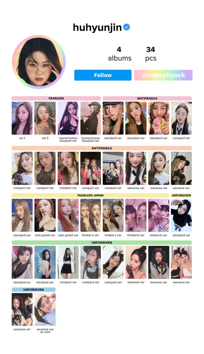 aianaissante's tweet photo. [ #aianaissantefinds ] — wtb lfs ph

☆ HUH YUNJIN PCS

— drop offers, state the price as well
— can payo
— prio: indemand pcs

⌗ yunjin le sserafim https://t.co/sZCZqX99u3