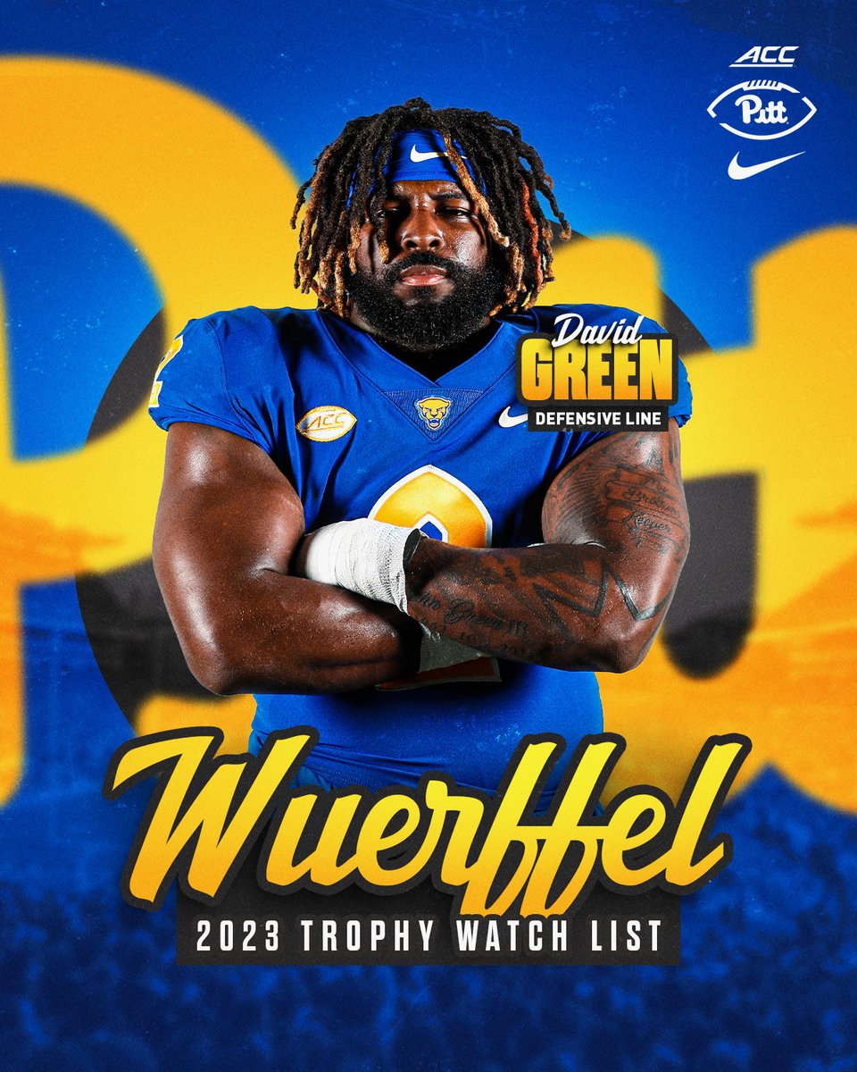 Pitt Football (@pitt_fb) on Twitter photo Watch List 🏆 Wuerffel Trophy
<a href="/GavinBartholom6/">Gavin Bartholomew</a> 🤝 @TMT_DGreen2
Two Pitt men are up for college football's premier community service award 👏
#H2P » <a href="/WuerffelTrophy/">Allstate Wuerffel Trophy</a> Watch List 🏆 Wuerffel Trophy
<a href="/GavinBartholom6/">Gavin Bartholomew</a> 🤝 @TMT_DGreen2
Two Pitt men are up for college football's premier community service award 👏
#H2P » <a href="/WuerffelTrophy/">Allstate Wuerffel Trophy</a>