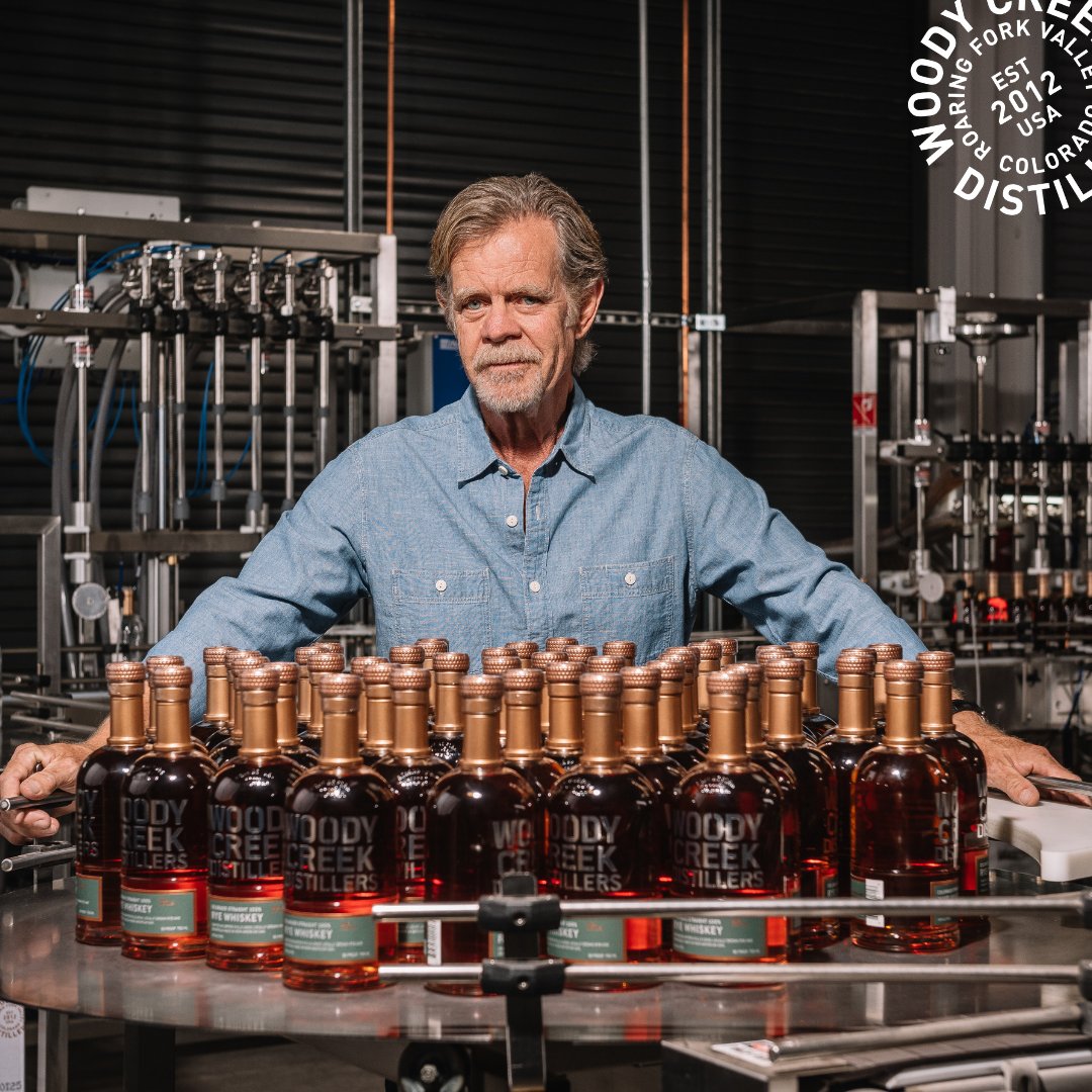 WoodyCreekDisti's tweet photo. We are so proud to have the Oscar-nominated, Emmy award-winning actor (and handsome devil) William H. Macy as Woody Creek Distillers' Chief Tasting Officer and National Spokesdude! 

#woodycreekdistillers #coloradobornandraised #coloradodistillery #williamhmacy #ryewhiskey #rye https://t.co/QKwynmw7cz