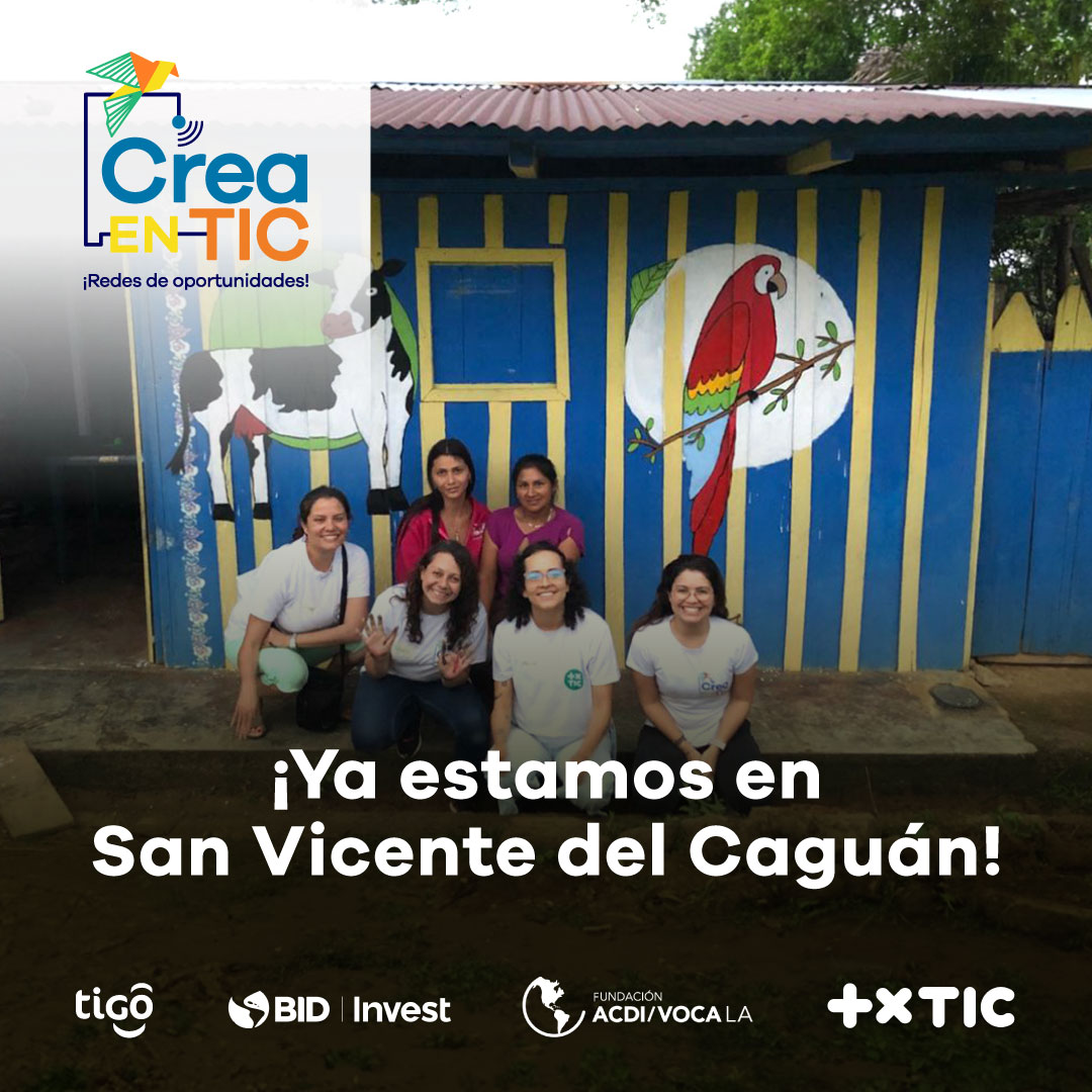 marcelocataldo's tweet photo. Hechos con los que conectamos cada vez a más colombianos, no solo con tecnología sino con su apropiación. #CreaEnTIC llega a San Vicente del Caguán, Colombia, gracias a nuestra alianza estratégica con @BIDInvest  y el apoyo de FAVLA y @masxtic. https://t.co/PXYABGUwNu