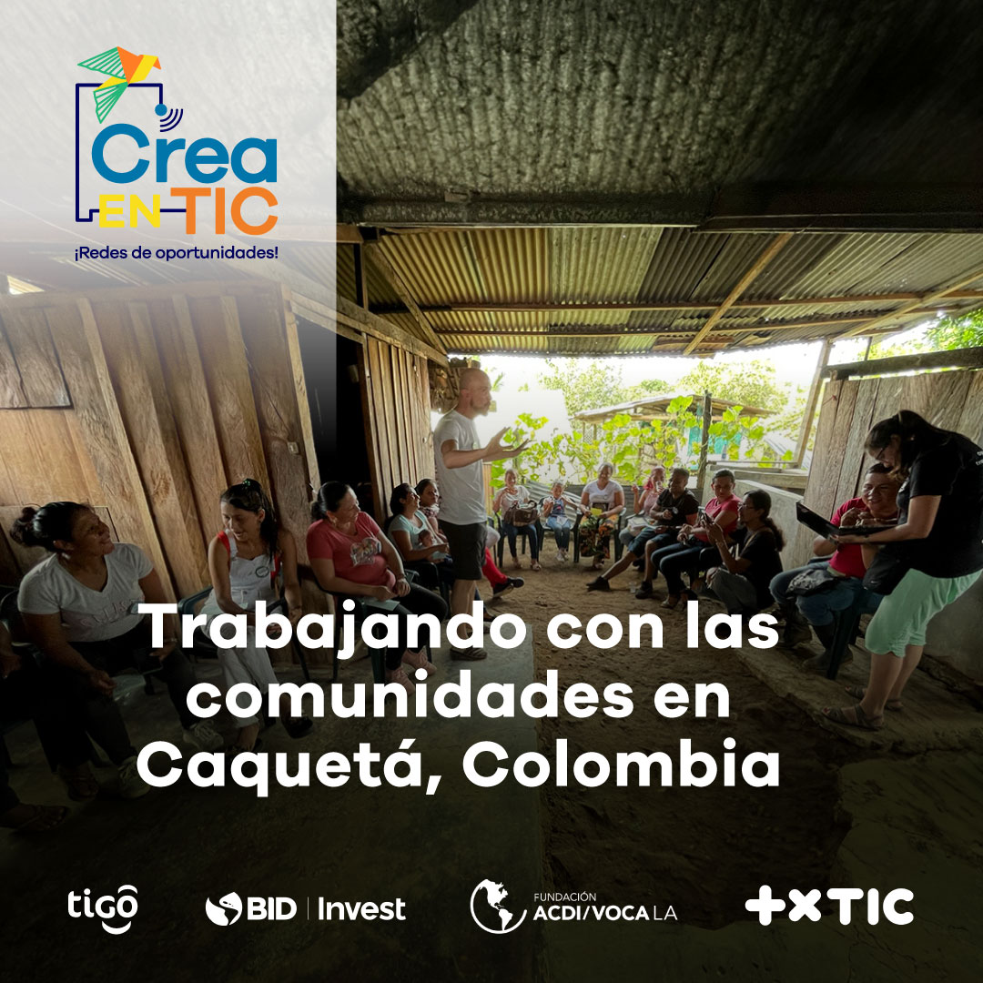 marcelocataldo's tweet photo. Hechos con los que conectamos cada vez a más colombianos, no solo con tecnología sino con su apropiación. #CreaEnTIC llega a San Vicente del Caguán, Colombia, gracias a nuestra alianza estratégica con @BIDInvest  y el apoyo de FAVLA y @masxtic. https://t.co/PXYABGUwNu