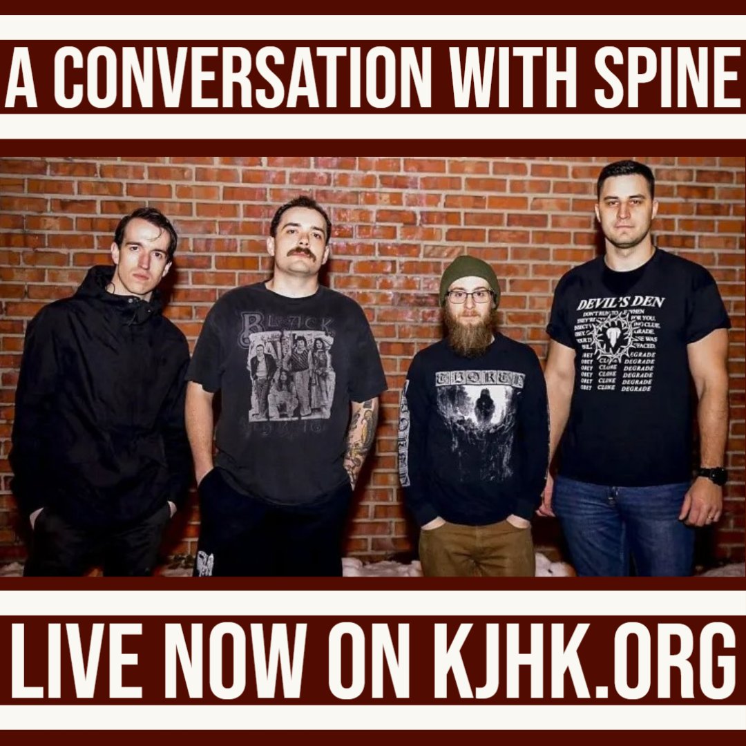 Our In-Studios director got to sit down with local legends SPINE to talk about their newest release and upcoming show on August 5th at the Recordbar. Check it out now!
kjhk.org/web/2023/08/02…