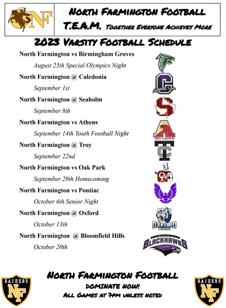 Looking forward to kicking off the season in a few short weeks!