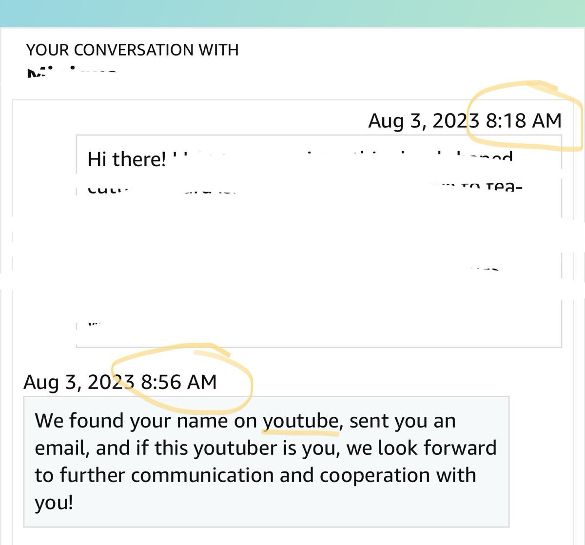 ugcwithmichelle's tweet photo. PSA to all Amazon Influencers 🤯
don’t underestimate the power of crossposting vids to YouTube 😍 I had no idea sellers could see my name (I didn’t say it or add any of my info in my pitch AT ALL) so it’s incredible how fast they found me and sent me an email! 🤌 https://t.co/xZ5Ikyh30f