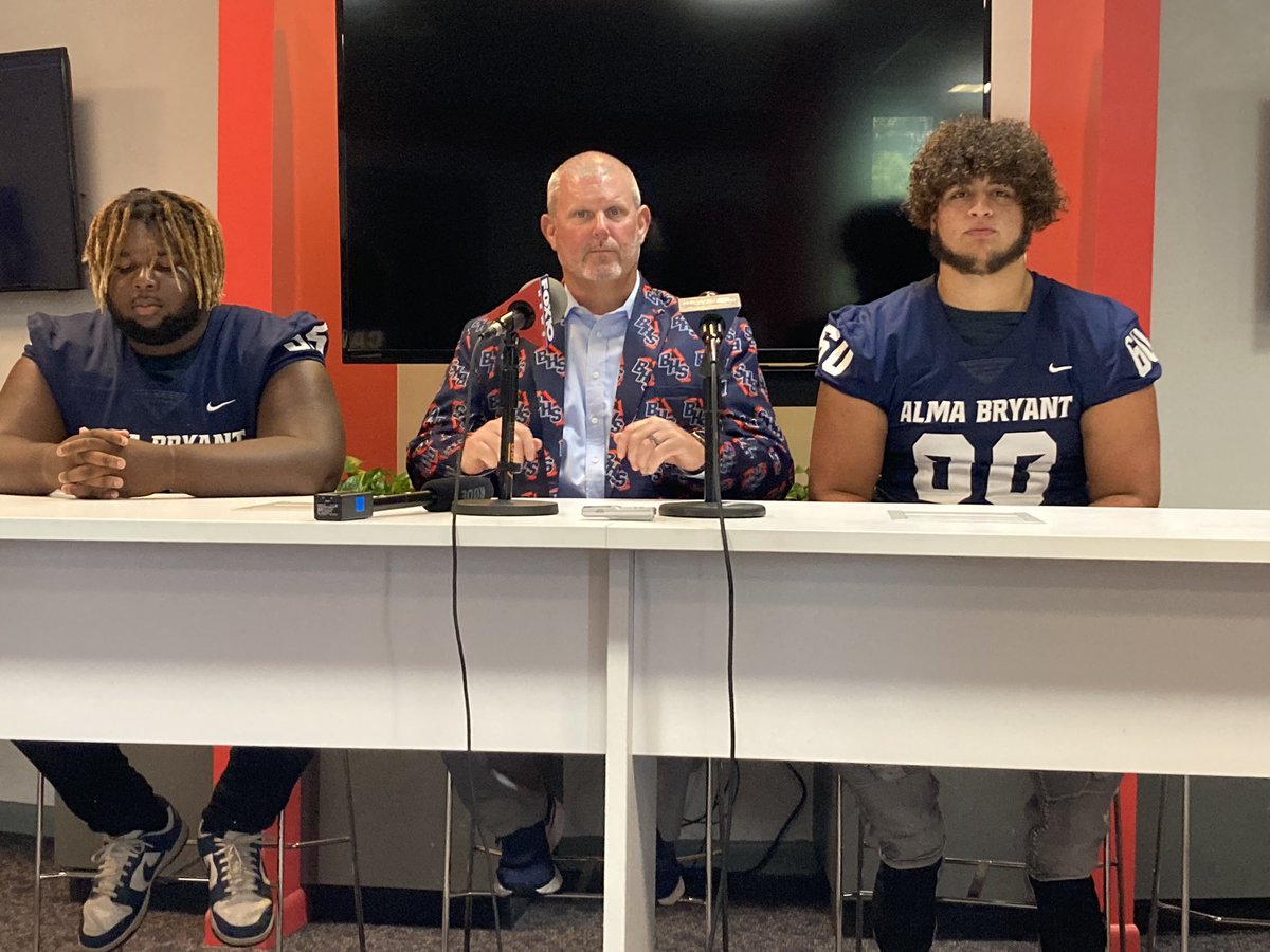 Ben Thomas (@benthomaspreps) on Twitter photo Bart Sessions sporting the Alma Bryant jacket on Mobile County Media Days <a href="/ABHScanes/">Alma Bryant Football</a> Bart Sessions sporting the Alma Bryant jacket on Mobile County Media Days <a href="/ABHScanes/">Alma Bryant Football</a>