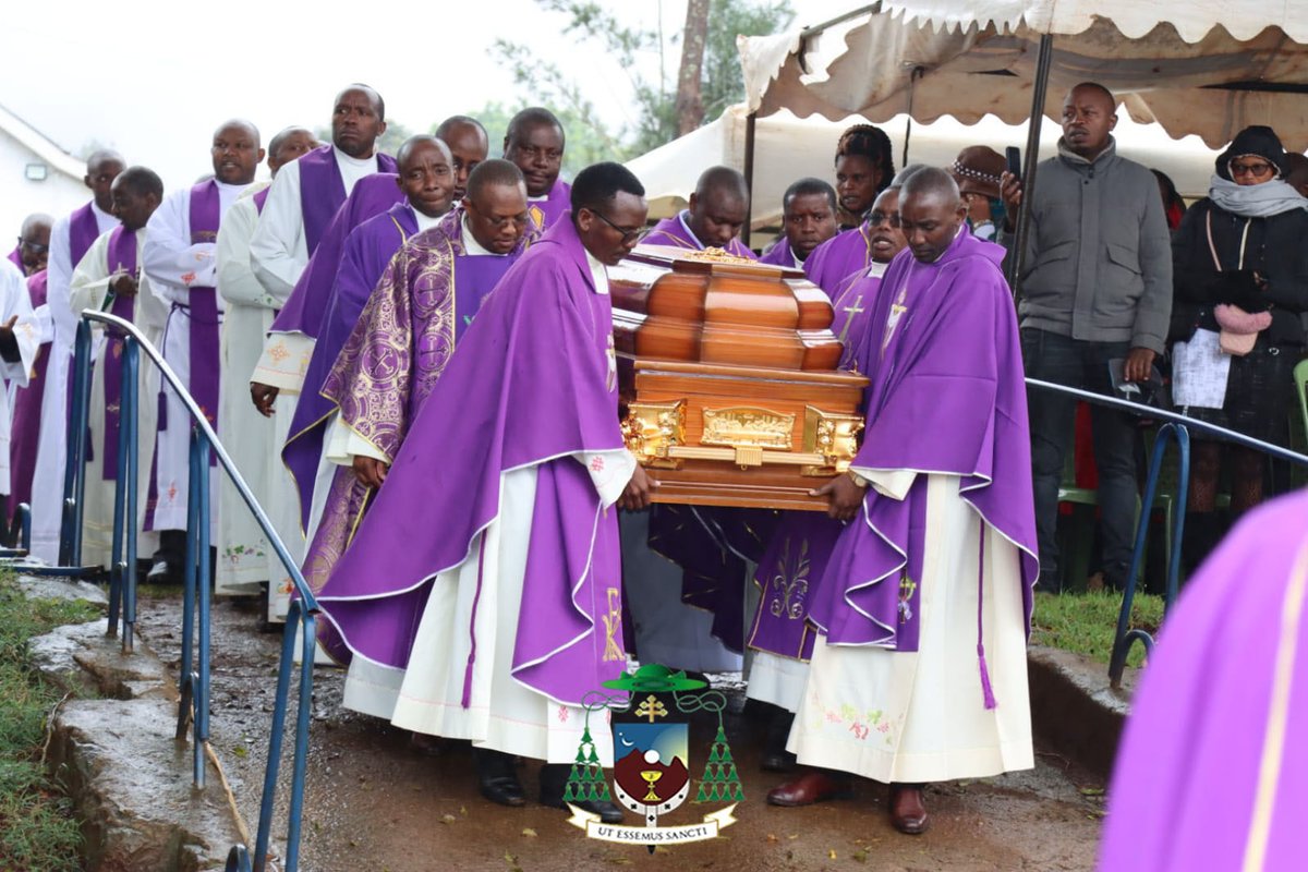 adnyeri's tweet photo. It is hard to understand God's will all we can do is ask for God's providence and strength to accept it. Fare thee well Rev. Fr Joseph Mwangi Kamamia.
Eternal rest grant unto his soul O Lord and let perpetual light shine upon him. https://t.co/EYp4VMby2W