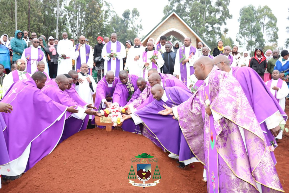 adnyeri's tweet photo. It is hard to understand God's will all we can do is ask for God's providence and strength to accept it. Fare thee well Rev. Fr Joseph Mwangi Kamamia.
Eternal rest grant unto his soul O Lord and let perpetual light shine upon him. https://t.co/EYp4VMby2W