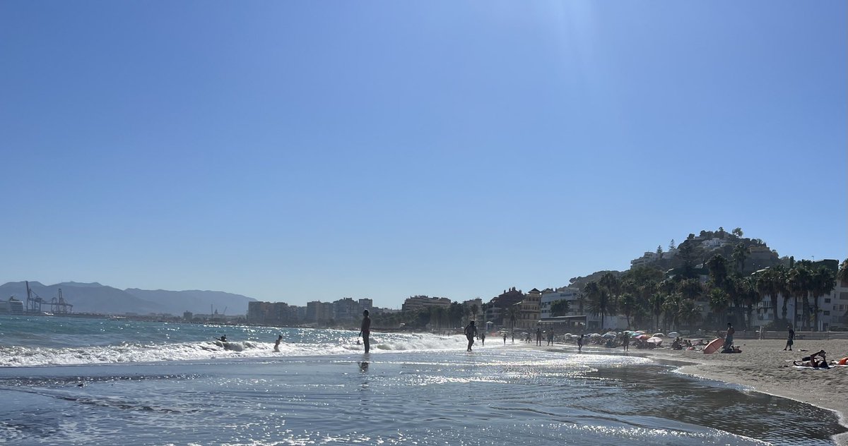 Mi Playa. La Caleta, Málaga. Ahora. #Andalucia