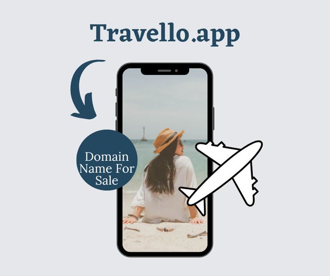 DomainFQ's tweet image. .
Domain Name for sale

Travello.app

#Travello #TravelloApp #travel #nature #travelphotography #beautiful #domainforsale  #Marketing #Media #News #entrepreneur #socialmedia #Business #Startups #Startup
#naturephotography #adventure  #summer #explore #trip #vacation