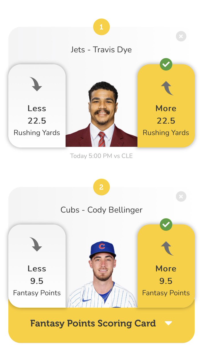BDSportings's tweet photo. Thursday✨

Cody Bellinger TB Ov. (1.5)(.5u)

Shohei H/R/RBI Ov. (1.5)

Travis Dye Rush Ov. (22.5)

@parlay_play 🤝 LINK: https://t.co/qaoOcu4WBk

Magic Shall Be Upon Us🍿

To Subscribe ✅: https://t.co/0OKgQSAgax

#MLB #freeplays #CrossSportParlay
@BovadaOfficial #Messi𓃵 #NFL https://t.co/4DxrI9CmjH