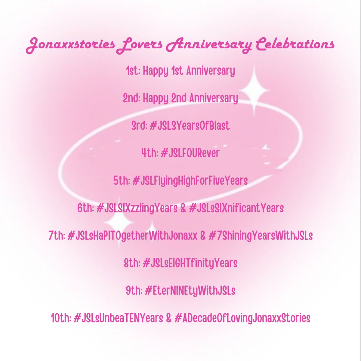 annalieys's tweet photo. 💌: jsl anniversary celebrations all throughout the ten years together with the royal writer and her royal readers.

#JSLsUnbeaTENYears https://t.co/oj9Tqjg8xp