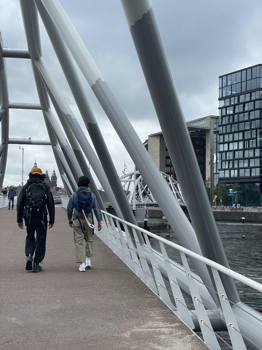 LukeBeretz's tweet photo. GM family 🍀
@essei_essei and I this morning in #Amsterdam https://t.co/d7Mxy776tc