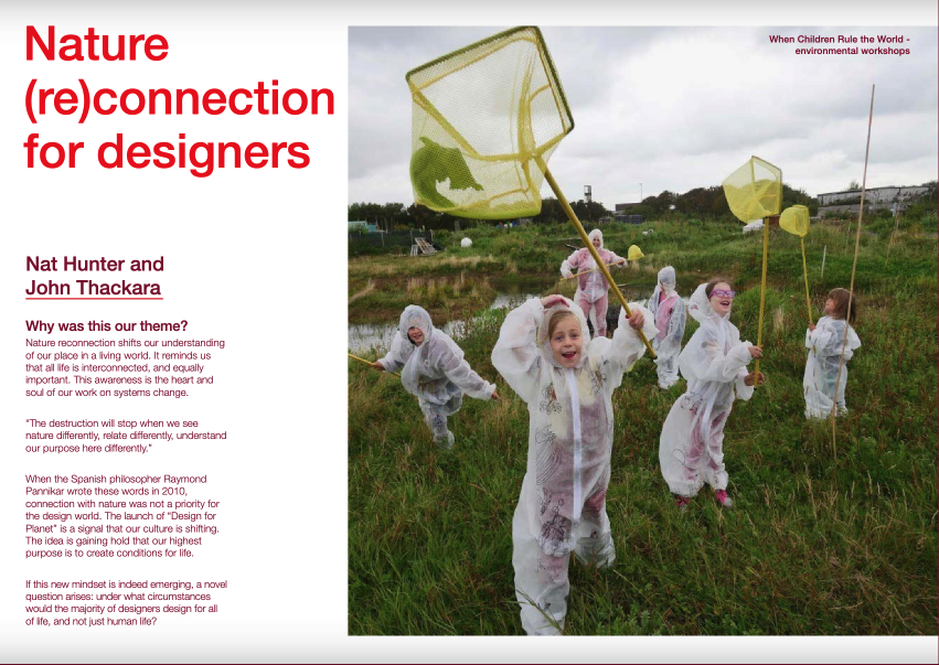 "Nature Re-Connection for Designers" - a text by me and <a href="/redfishnat/">Nat Hunter</a> - is published today by the UK <a href="/designcouncil/">Design Council</a> (scroll down to the "Three Prespectives" Isuu, then turn to page 38).  tl;dr best to get them when young designcouncil.org.uk/our-mission/de…