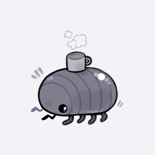 「bug with a mug」|Spicymochiのイラスト