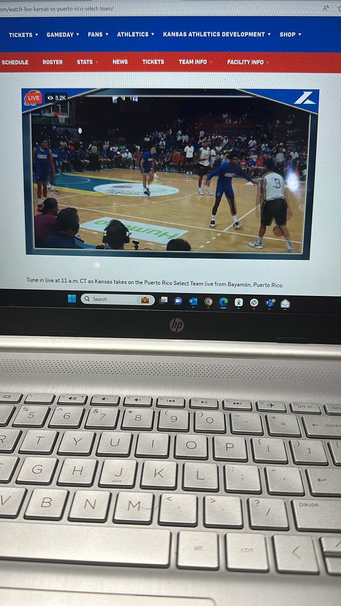 Man it's great to see Coach Self back on the court for <a href="/KUHoops/">Kansas Men’s Basketball</a>