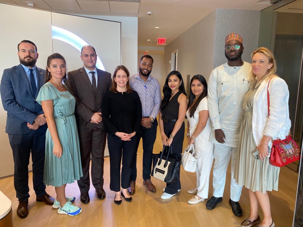 IRIglobal's tweet photo. Thank you to @IRIGlobal Board Member @AmbSilverberg for a lively discussion with #MFFExchange fellows on her role in leading the @BizRoundtable. https://t.co/73P06eEN9O